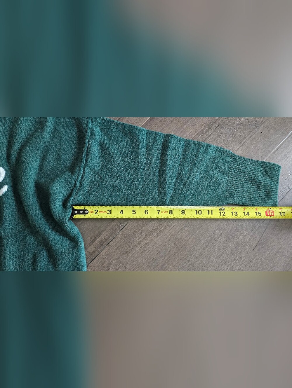Vince Camuto Knit Sweater Believe Women's Green Holiday Christmas Size Large - Picture 6 of 10